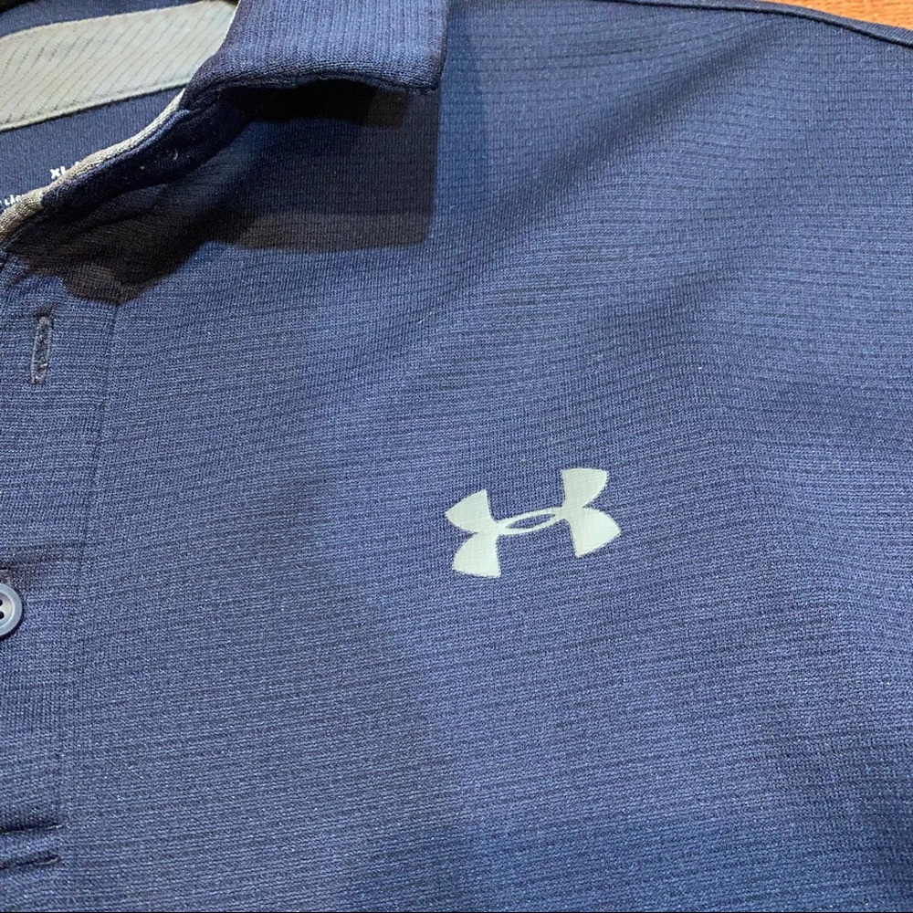 Navy Under Armour Polo - Picture 7 of 7
